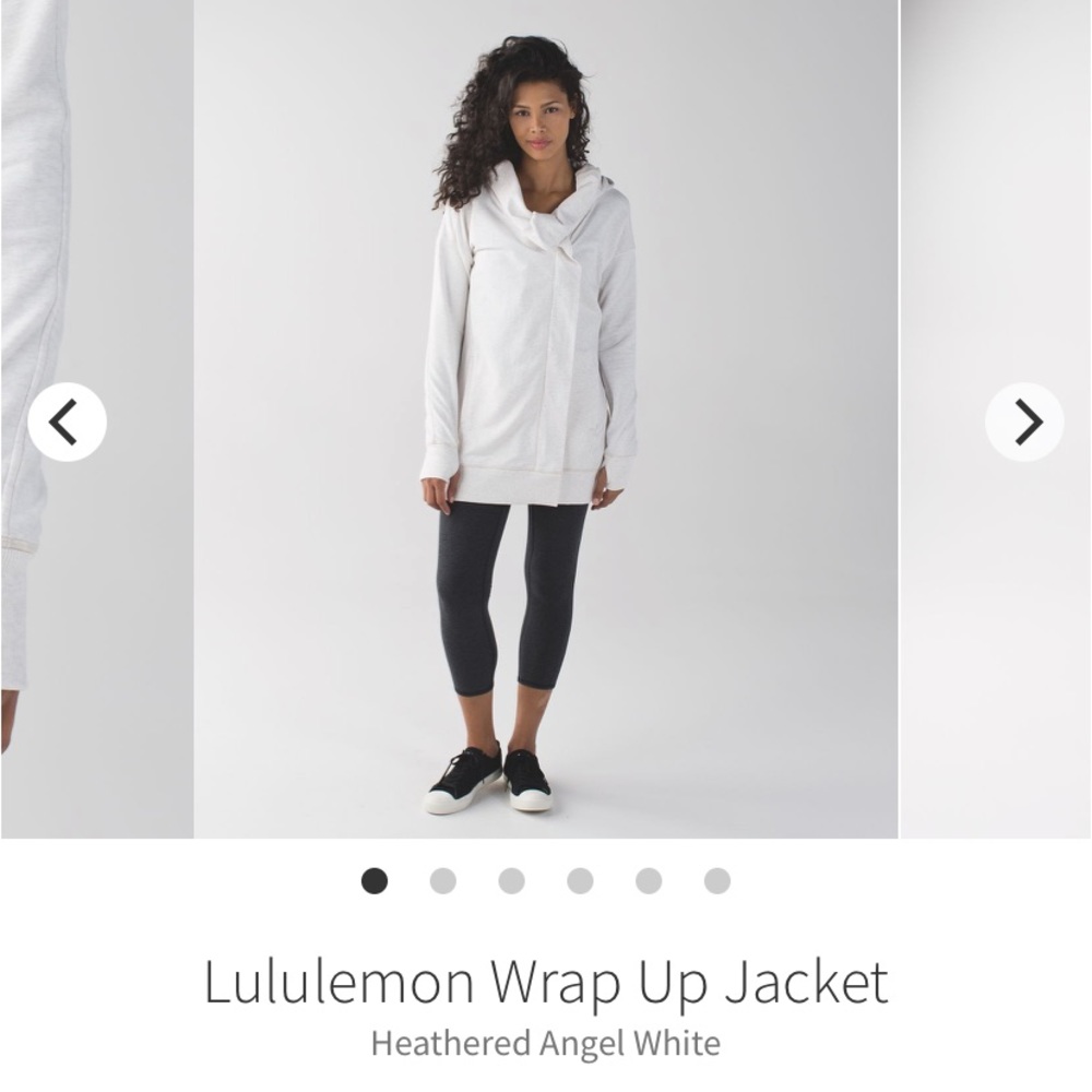 Lululemon wrap up jacket NWOT